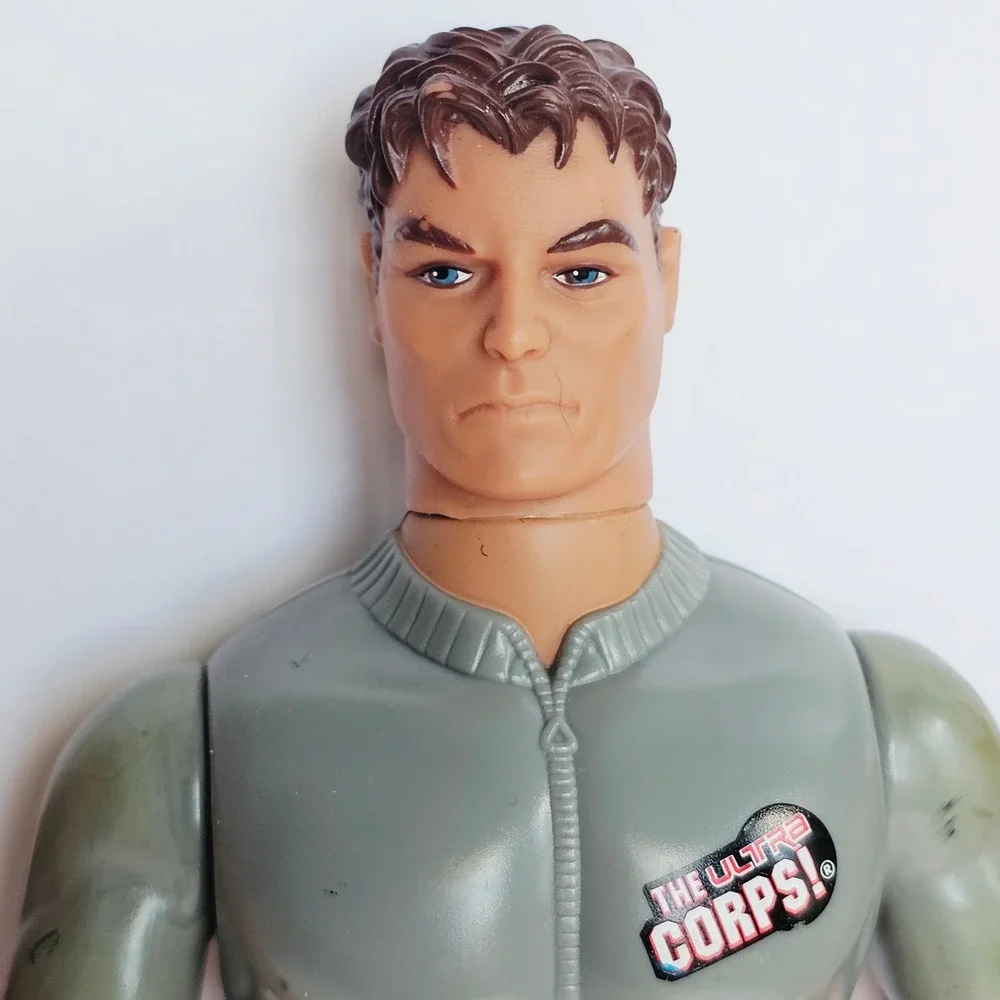 Lot of 5 Action Figures 4 Ultra Corps 1 Power Team Nude Vintage Military 1315‎